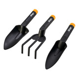 Kit Jardinagem Manual Wap Gkjm01 2 Pás 1 Ancinho Jardinagem