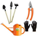 Kit Jardinagem Tesoura Regador 1 5 L Luva Grátis
