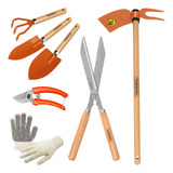 Kit Jardinagem Tramontina Plantio Cuidar Jardim 6 Und Luva