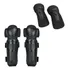 Kit Joelheira + Cotoveleira Protork Articulada Adulto Trilha Cor Preto Tamanho G