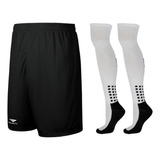 Kit Jogador Futebol Penalty Calção Bermuda Meião