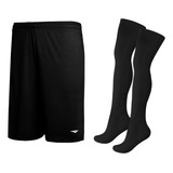 Kit Jogador Futebol Penalty Calção Bermuda Meião
