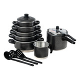 Kit Jogo 10 Peças De Panelas Pressão Leiteira Brinde