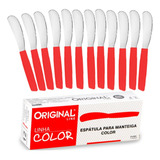 Kit Jogo 12 Espátulas Manteiga Patê Geleia Inox