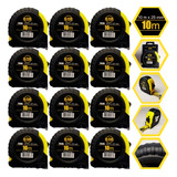 Kit Jogo 12 Trenas Emborrachada Profissional 10m X 25mm Aço