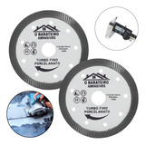 Kit Jogo 2x Disco Para Serra Mármore Makita Cortar Porcelanato Extra Fino 1mm O Barateiro Ferragens