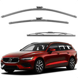 Kit Jogo 3 Palhetas Limpador Parabrisa Volvo V60 2014 A 2021
