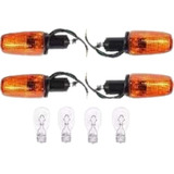 Kit Jogo 4 Pisca Seta Titan 125 150 2000 2008 Com Lâmpada