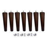 Kit Jogo 7 Pés Palito De 15cm 7 Bucha Americana Jthome