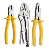Kit Jogo Alicates Tramontina Universal Corte Bico Pressão