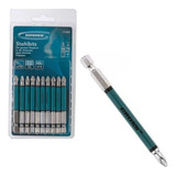 Kit Jogo Bits Phillips Ph2 70mm Enc Sext 1 4 Gross 10 Peças