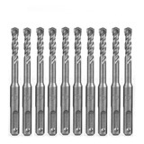 Kit Jogo Broca P Martelete Sds Plus 8mm X 110mm 10 Peças 
