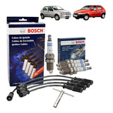 Kit Jogo Cabo E Vela Fiat Palio 1996 A 2002 Original Bosch