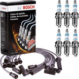 Kit Jogo Cabos 6 Velas De Ignição Gm S10 Blazer 4 3 V6 Bosch