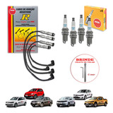 Kit Jogo Cabos E Velas Gol G4 G5 Fox Original Ngk Brinde