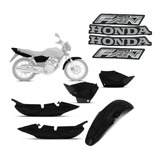 Kit Jogo Carenagem Completo Honda Fan 125 2008 Com Adesivos