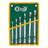 Kit Jogo Chave Combinada Soquete Articulada Estriado 8 19mm