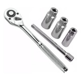 Kit Jogo Chave De Vela Com Catraca 21mm 16mm 14mm Cromada