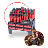 Kit Jogo Chaves Fenda Phillips Hex Precisão Torx 100 Pçs