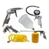 Kit Jogo De Acessórios Pneumáticos 5 Peças Compressor Tekna 