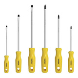Kit Jogo De Chave Fenda E Philips 6 Pçs Profissional