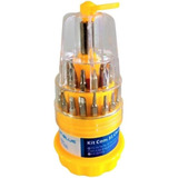 Kit Jogo De Chaves 31 Cabecas Precisao Fenda Torx Philips Co