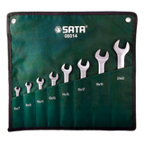 Kit Jogo De Chaves Sata Fixa Boca 8 Peças 6 A 22 Mm