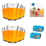 Kit Jogo De Copos De Vidro 265 Ml 12 Und Envio Super Rápido