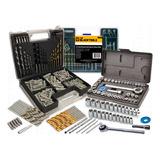 Kit Jogo De Ferramentas 340 Peças Maleta Multiuso