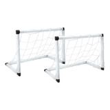 Kit Jogo De Futebol Golzinho 2 Traves 01 Bola E 1 Bomba