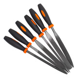 Kit Jogo De Limas Agulhas Com Cabo Completo Afiador Pequenas