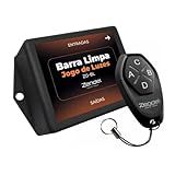 Kit Jogo De Luzes Farol Alternado Pisca Alerta Farol De Milha LED Barra Limpa Zendel Visual Esportivo Com Controle 9 Modos Efeito Luminoso Veículo
