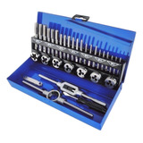 Kit Jogo De Macho E Cossinete Tarraxa Profissional 32 Peças