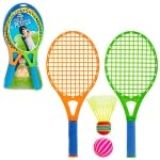 Kit Jogo De Peteca 2 Raquetes C Bolinha Infantil Praia Kit De Praia Infantil