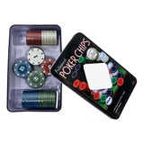 Kit Jogo De Poker 100 Fichas Professional Chips Cassino Top
