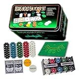 Kit Jogo De Poker 200 Fichas Numerada Texas Baralho Original