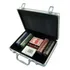 Kit Jogo De Poker Com Maleta Forrada Em Couro 200 Fichas