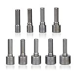 Kit Jogo De Pontas Bits Soquete Canhão Parafusadeira 5mm -13mm - 09pçs