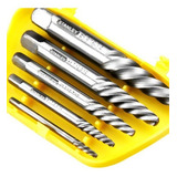 Kit Jogo Extrator Parafusos E Pino 5 Pças Stanley