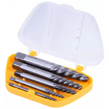 Kit Jogo Extrator Parafusos E Pino 5 Pças Stanley