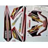 Kit Jogo Faixa Adesivo Yamaha Xtz 125 2003 Vermelho