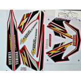 Kit Jogo Faixa Adesivo Yamaha Xtz 125 2003 Vermelho