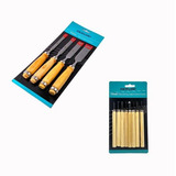 Kit Jogo Formão 12 Peças Artesão Madeira Profissional Top
