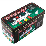 Kit Jogo Lata De Poker Set