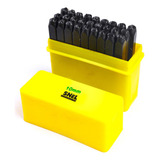 Kit Jogo Marcador Punção Abcdario 10mm Letra