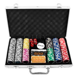 Kit Jogo Poker Maleta 300 Fichas C Numeração Profissional