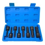 Kit Jogo Soquete Impacto Torx 30 À 80 1 2 8 Peças