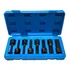 Kit Jogo Soquetes Impacto 8 Peças 1/2'' Multi Dentado 5 À 18