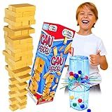 Kit Jogos Infantil Educativos Pedagogicos Jogo De Tabuleiro Tira Vareta Tubo Pega Varetas Presente Brinquedo Criança 5 Anos Menino Menina Caiu Perdeu Torre De Blocos Madeira Mdf Art Brink