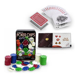 Kit Jogos Truco Poker Baralho Fichas Texas Presente Amigo